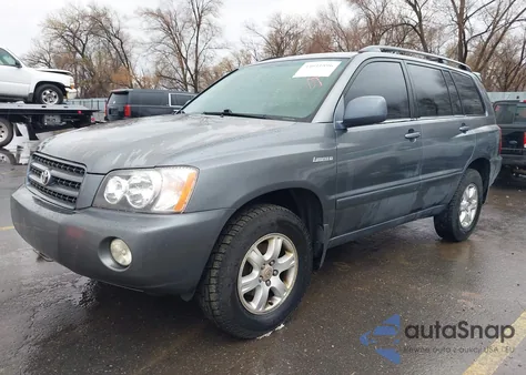 2003 Toyota Highlander Limited V6 from USA, damaged, VIN JTEHF21AX30144630